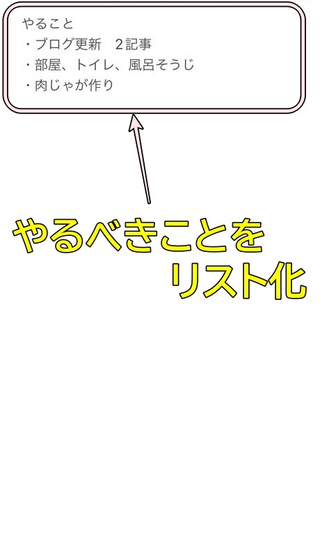 休日をムダに過ごさない やることリスト